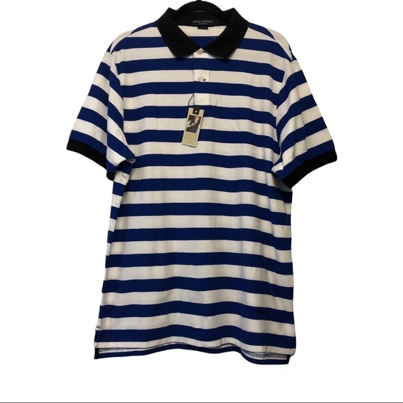 Daniel Cremieux Other - Daniel Cremieux Classics Blue & White Striped Polo